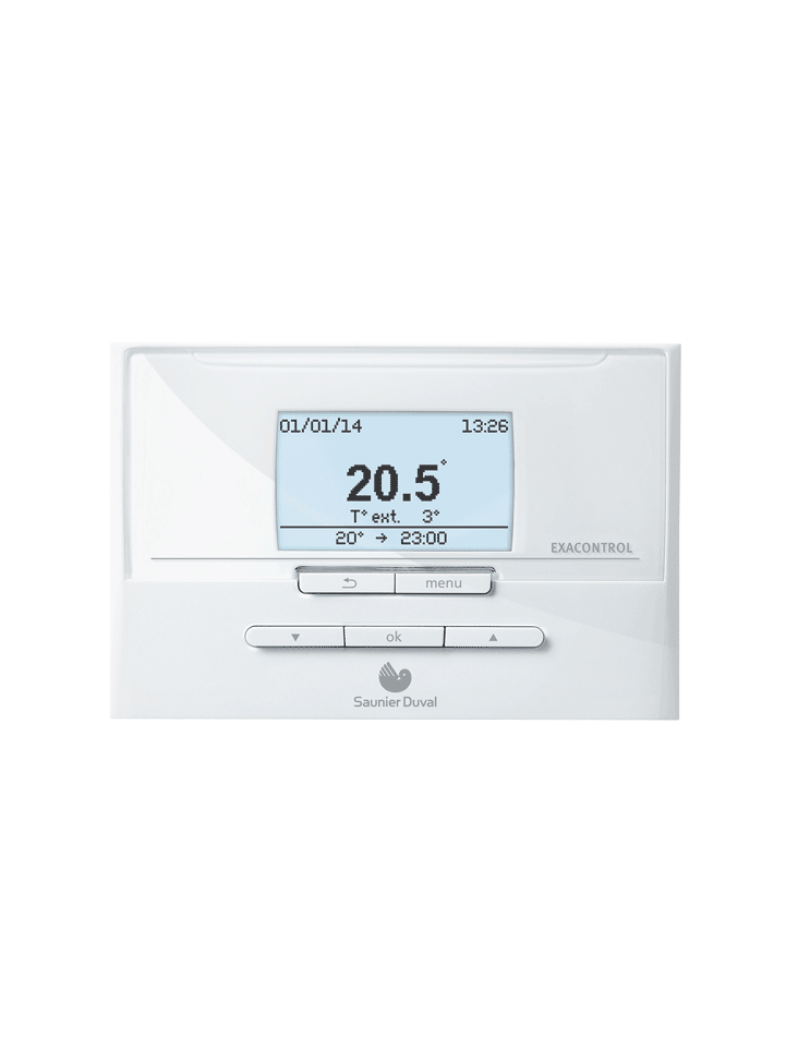 Exacontrol E7 C - Thermostat programmables filaire - Saunier Duval -  0020118071